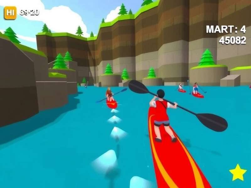 Paddle Warrior Champion Game Screenshot